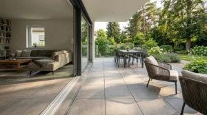 Moderne Terrassenfliesen im Außenbereich hochwertig verlegt für den besten Fliesen Vergleich